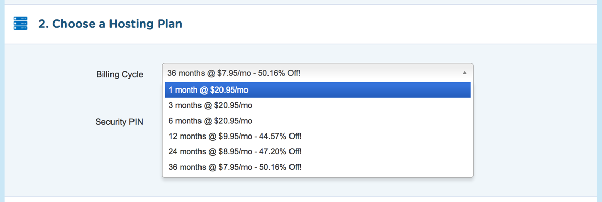 Hosting Costs